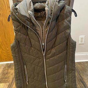 Marc New York Gray Quilted Vest